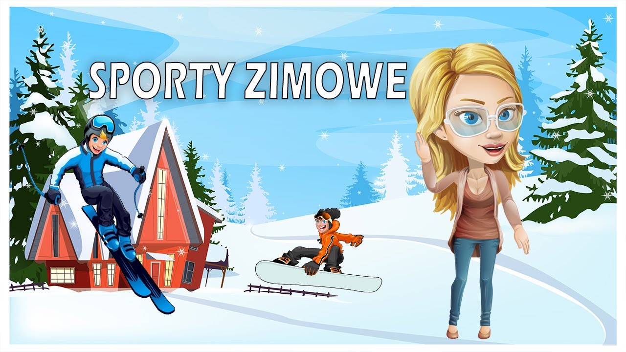 SPORTY ZIMOWE - Film edukacyjny dla dzieci - YouTube Sporty Zimowe Prezentacja Multimedialna Przedszkole