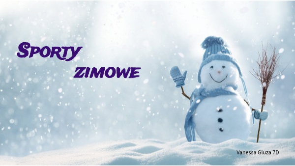Sporty zimowe(prezentacja interaktywna) | Genially Sporty Zimowe Prezentacja Multimedialna Przedszkole