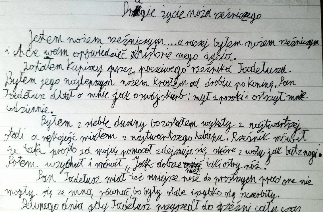 SPOSÓB NA OPOWIADANIE - Prywatna Szkoła Podstawowa Warszawa ProFuturo Uzupełnij Opowiadanie Zad 9 Str 132