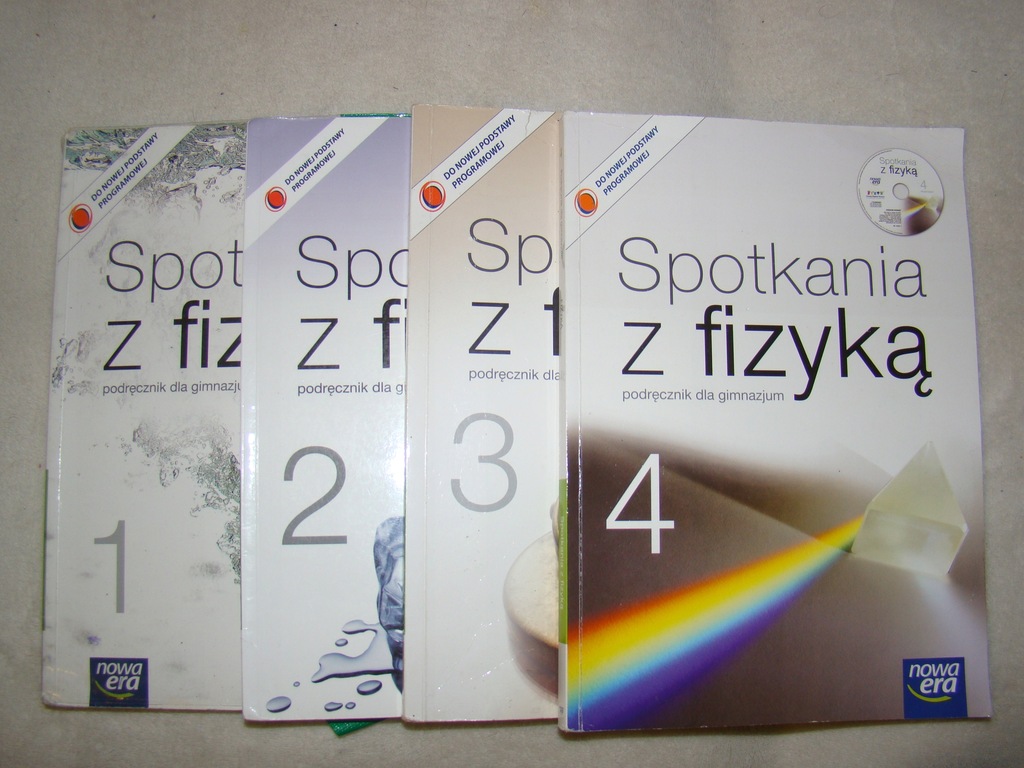 # Spotkania z Fizyką 1 2 3 4 PODRĘCZNIKI +CD # - 7581601193 - oficjalne Spotkania Z Fizyka