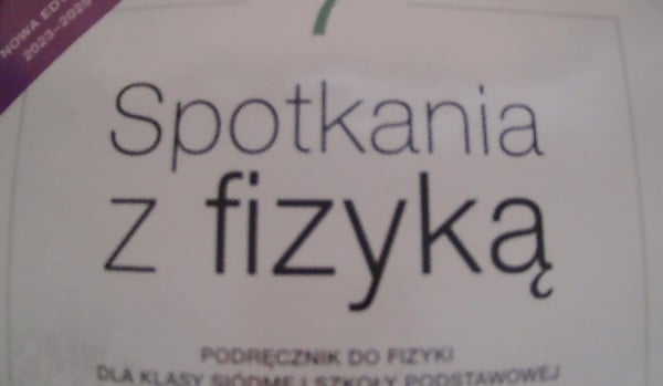 Pierwsze Spotkanie Z Fizyka Test