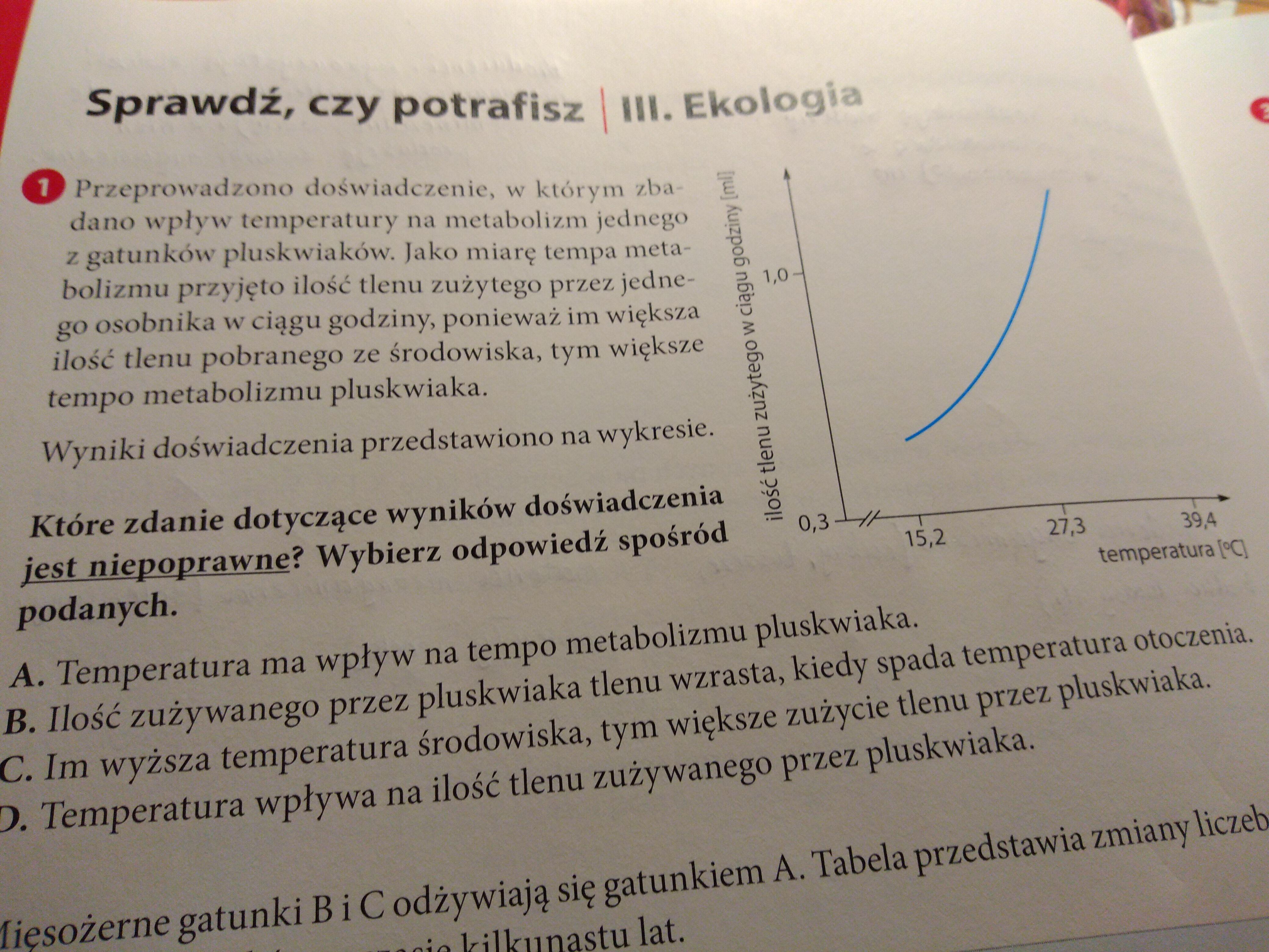 sprawdź czy potrafisz III Ekologia - Brainly.pl Ekologia Dzial Iii Sprawdzian