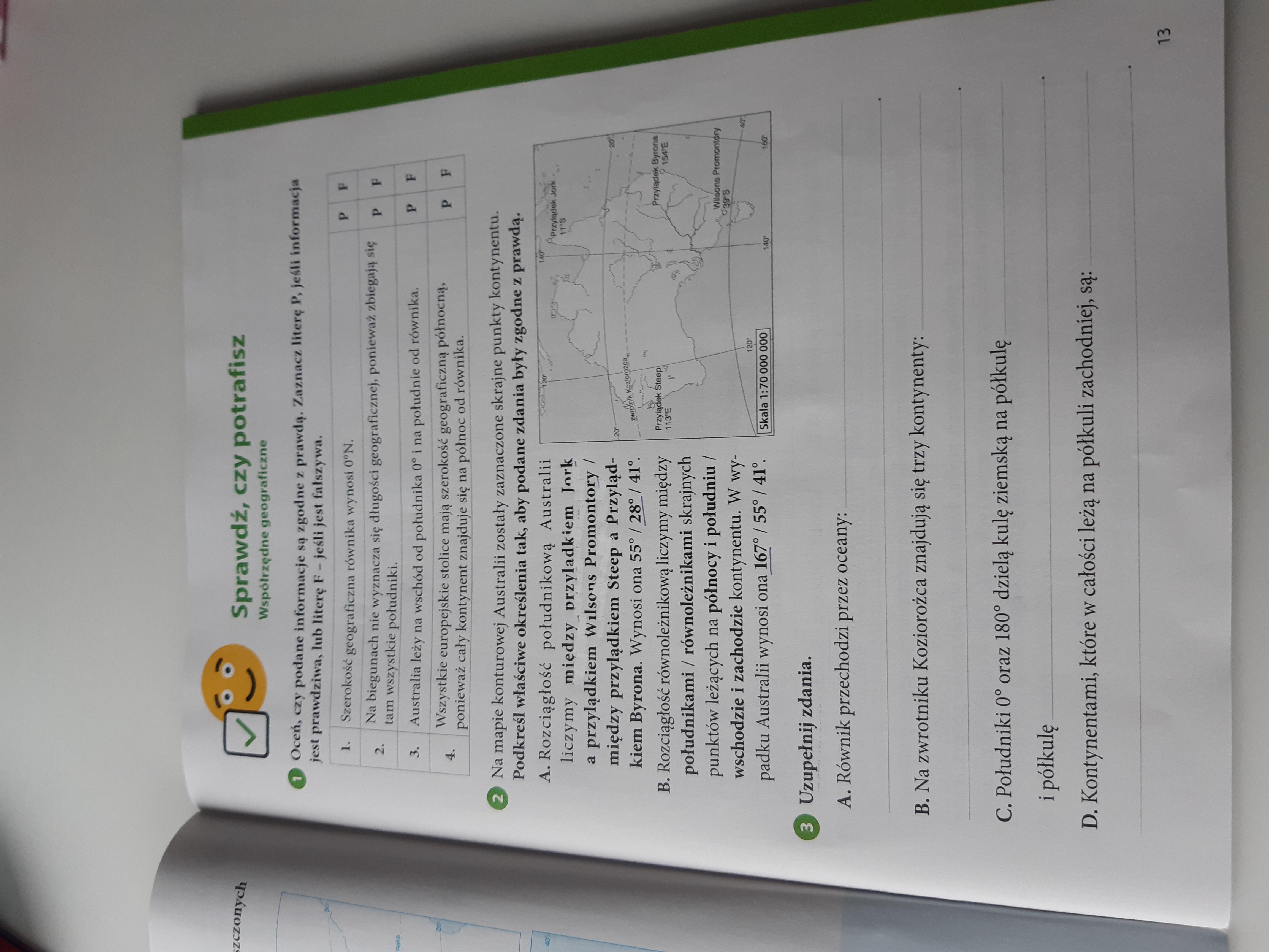 Sprawdź, czy potrafiszWspółrzędne geograficznePomóżcie plis - Brainly.pl Sprawdzian Z Geografii Klasa 6
