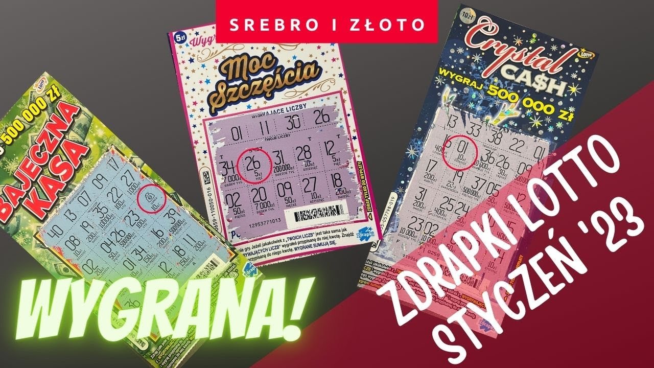 Sprawdź ile wygrałem w lotto - zdrapki styczeń 2023 - YouTube Ile Placa Za Czworke W Lotto