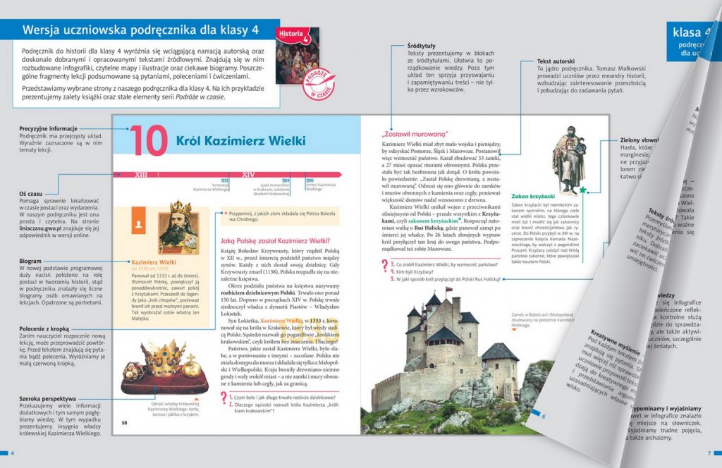 Sprawdź nas – Podróże w czasie - GWO - Gdańskie Wydawnictwo Oświatowe Gwo Historia Klasa 4 Sprawdziany