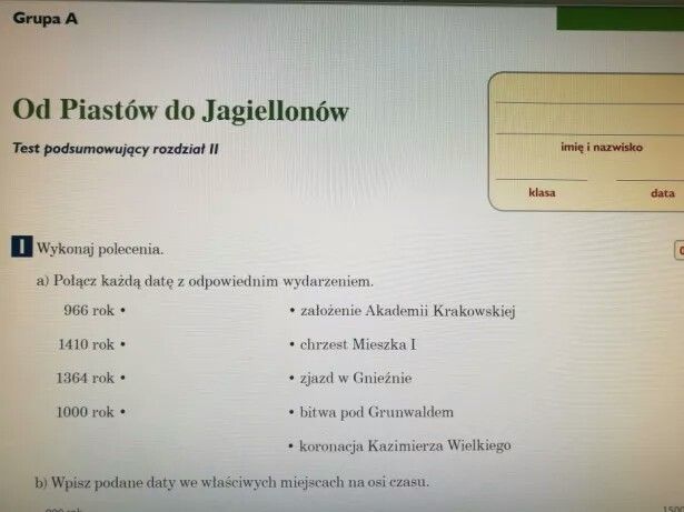 Sprawdzian a pierwsze cywilizacje imi i nazwisko klasa zaznacz na mapie Sprawdzian Z Historii Klasa 4
