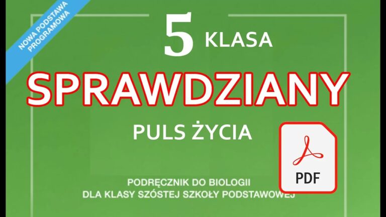 Biologia Klasa 5 Dzial 4 Sprawdzian