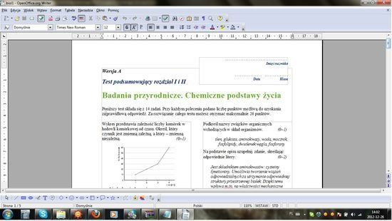 Sprawdzian Z Biologii Badania Przyrodnicze I Chemiczne Podstawy życia