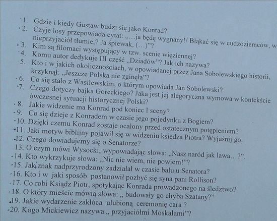 Sprawdzian dziady część III – zadania, ściągi i testy – Zapytaj.onet.pl Test Z Dziadow Cz 3