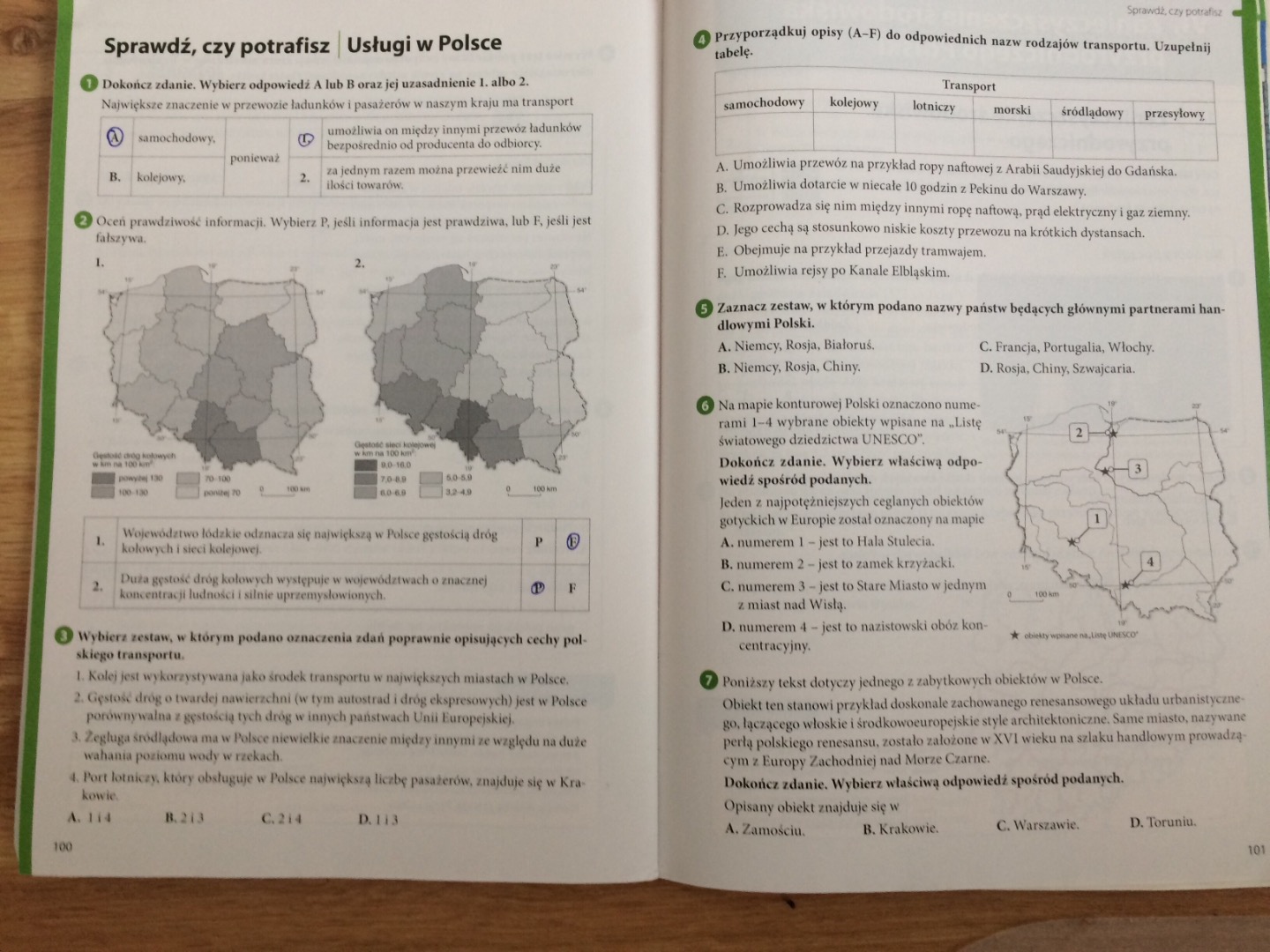 Sprawdzian Geografia Klasa 8 Nowa Era - question Geografia Sprawdzian Klasa 8 Dzial 1