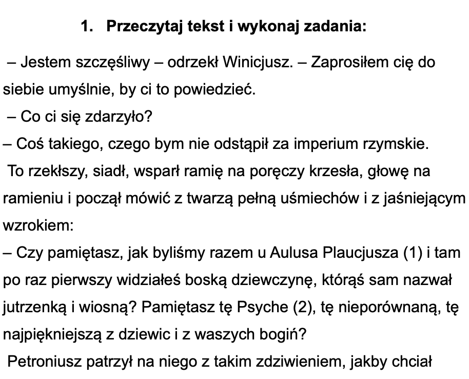 Sprawdzian Z Quo Vadis Wsip Chomikuj