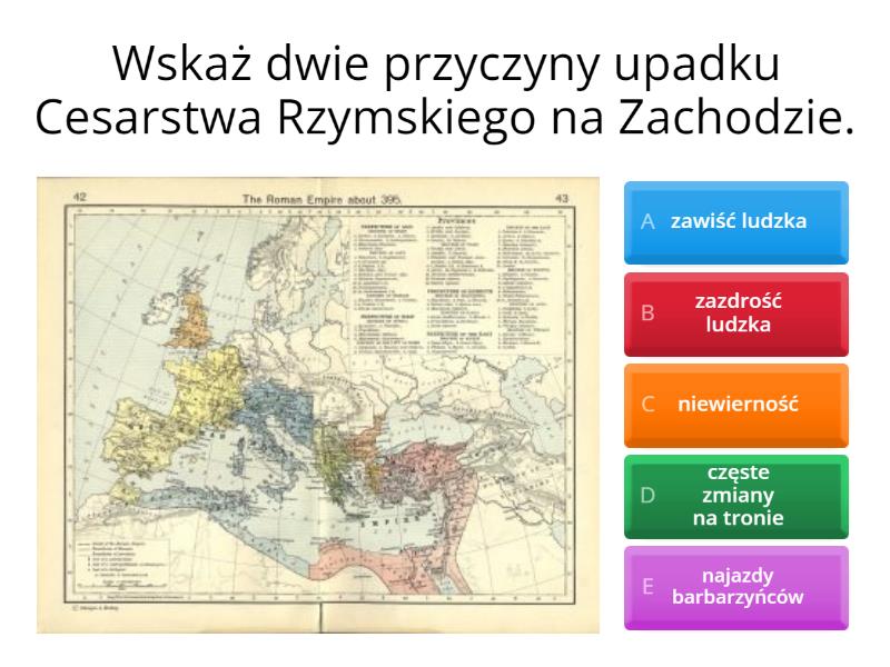 Starożytny Rzym Sprawdzian Klasa 5