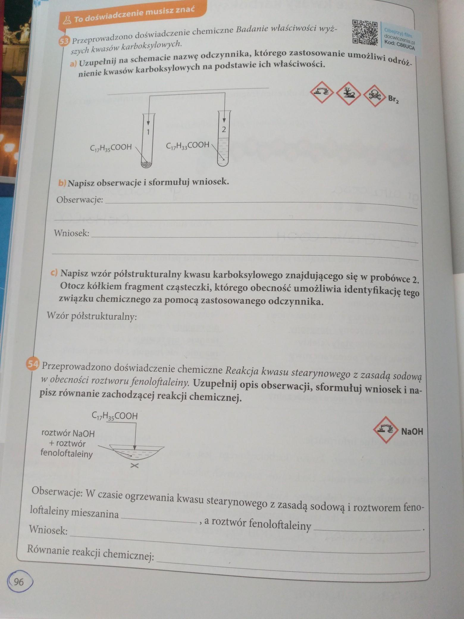 Sprawdzian Z Chemii Kwasy Klasa 8 - question Test Z Chemii Klasa 8 Kwasy