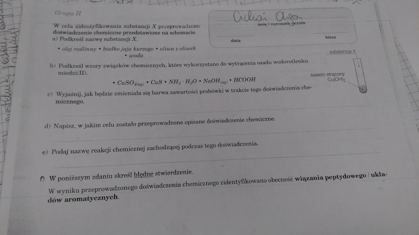 Sprawdzian z chemii – zadania, ściągi i testy – Zapytaj.onet.pl Sprawdzian Z Chemii Klasa 7 Dzial 4