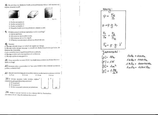 Sprawdzian Z Fizyki Klasa 7 Hydrostatyka I Aerostatyka - Margaret Wiegel Hydrostatyka I Aerostatyka Test Klasa 7 Pdf