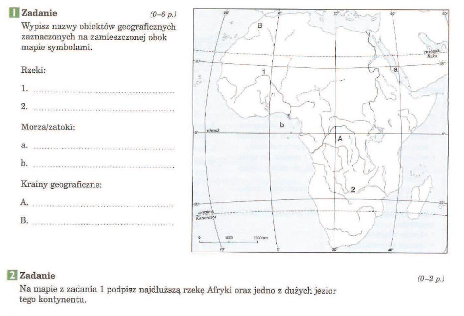 Sprawdzian Klasa 8 Geografia