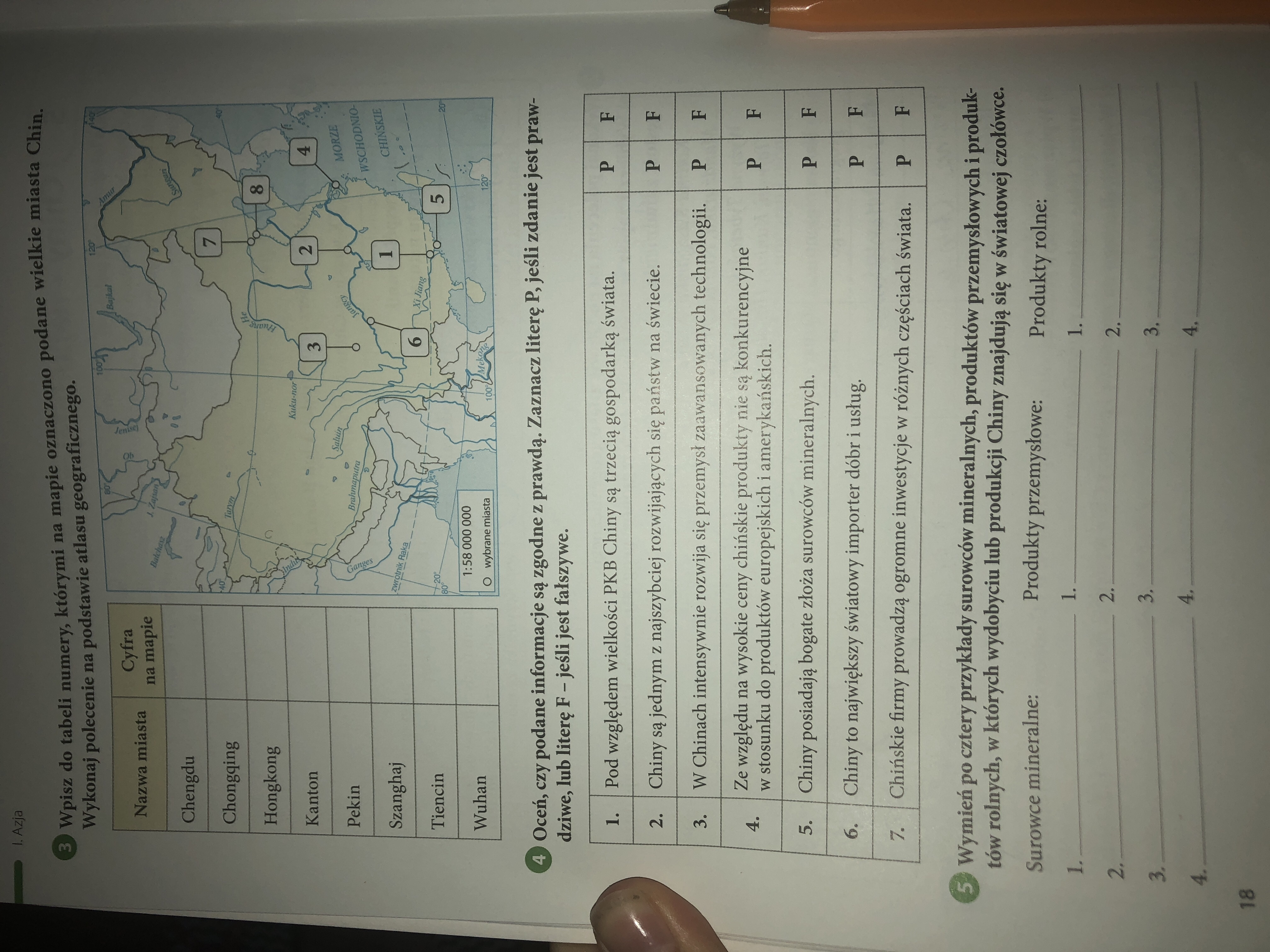 Sprawdzian Z Geografii Klasa 8 Azja - question Sprawdzian Azja 8 Klasa