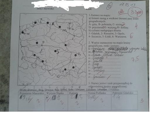 Sprawdzian Z geografii Klasa III gimnazjum – zadania, ściągi i testy Testy Z Geografii Klasa 5 Dzial 3