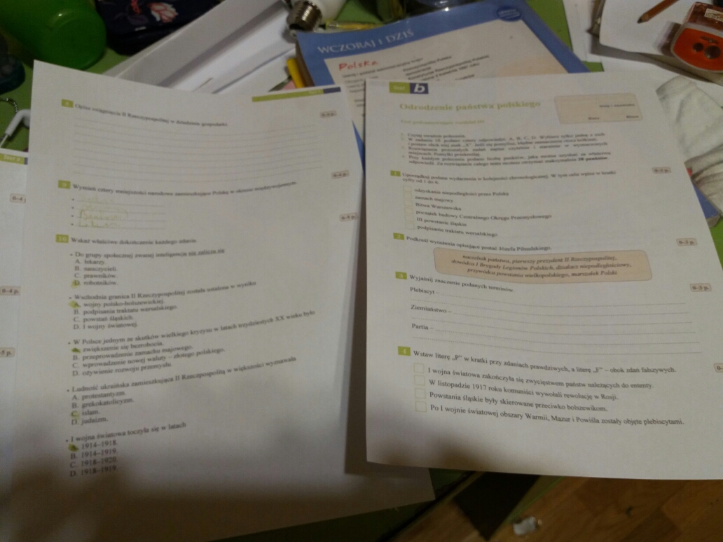 Sprawdzian Klasa 6 Historia Dzial 3