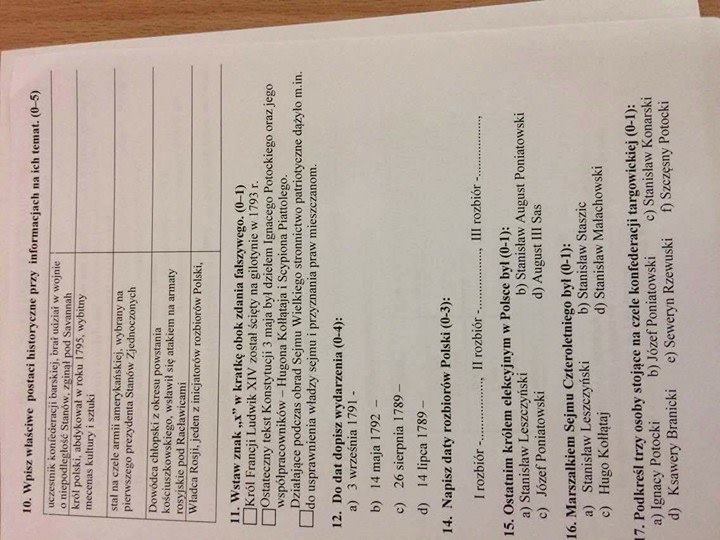 Sprawdzian z historii gimnazjum klasa 3 dział 2 "czas wielkich zmian Sprawdzian Z Historii Klasa 3 Gimnazjum Rozdział 1