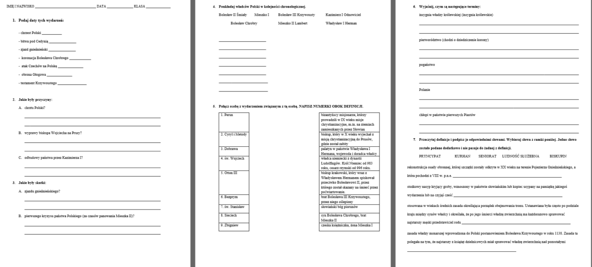 Historia Kl 5 Dzial 6