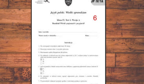 Sprawdzian z języka polskiego | sameQuizy Sprawdzian Z Polskiego Klasa 6 Dzial 1