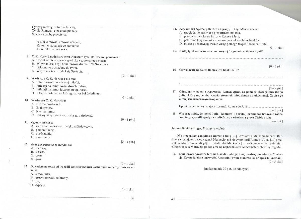 Sprawdzian Z Wosu Klasa 8 Dział 1 Odpowiedzi Sprawdzian Z Wos Klasa 8