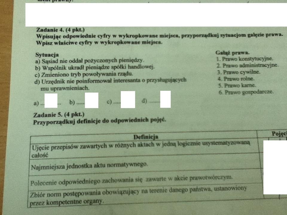 Prawo I Prawa Czlowieka Sprawdzian Klasa 8 Wos Sprawdzian