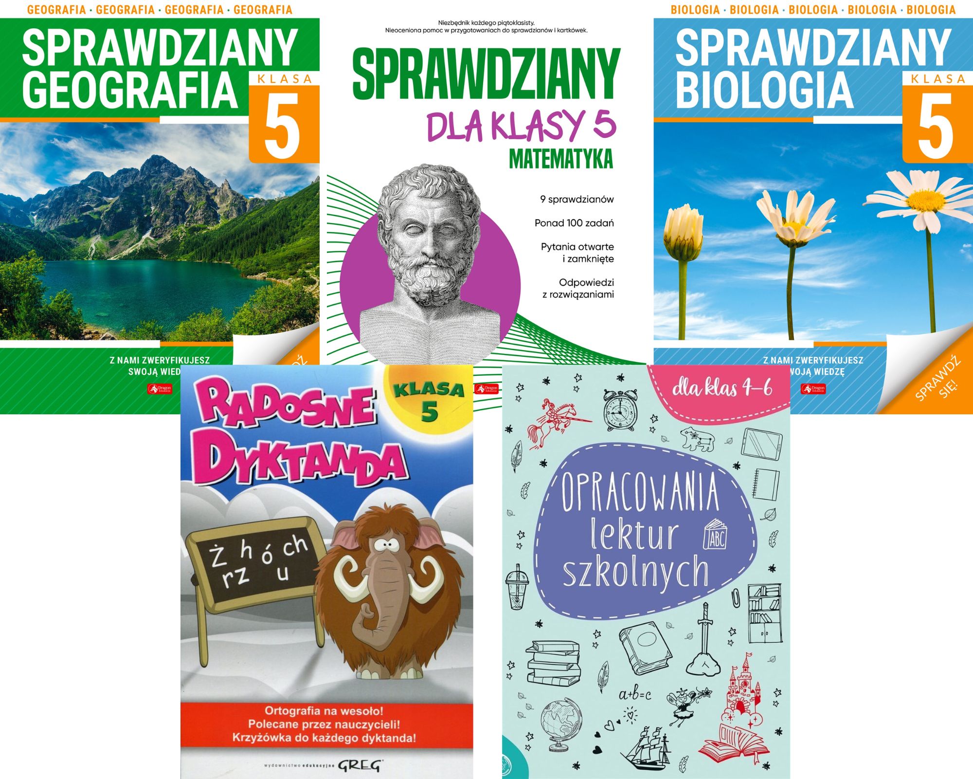 Sprawdziany dla klasy 5 Zestaw 5w1 Testy (13454928546) | Podręcznik Allegro Puls życia Klasa 5 Sprawdziany Pdf