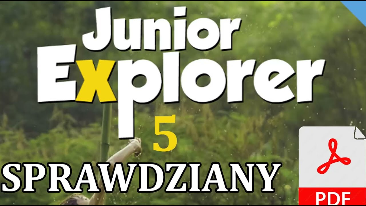 Junior Explorer 5 Testy Pdf Unit 2