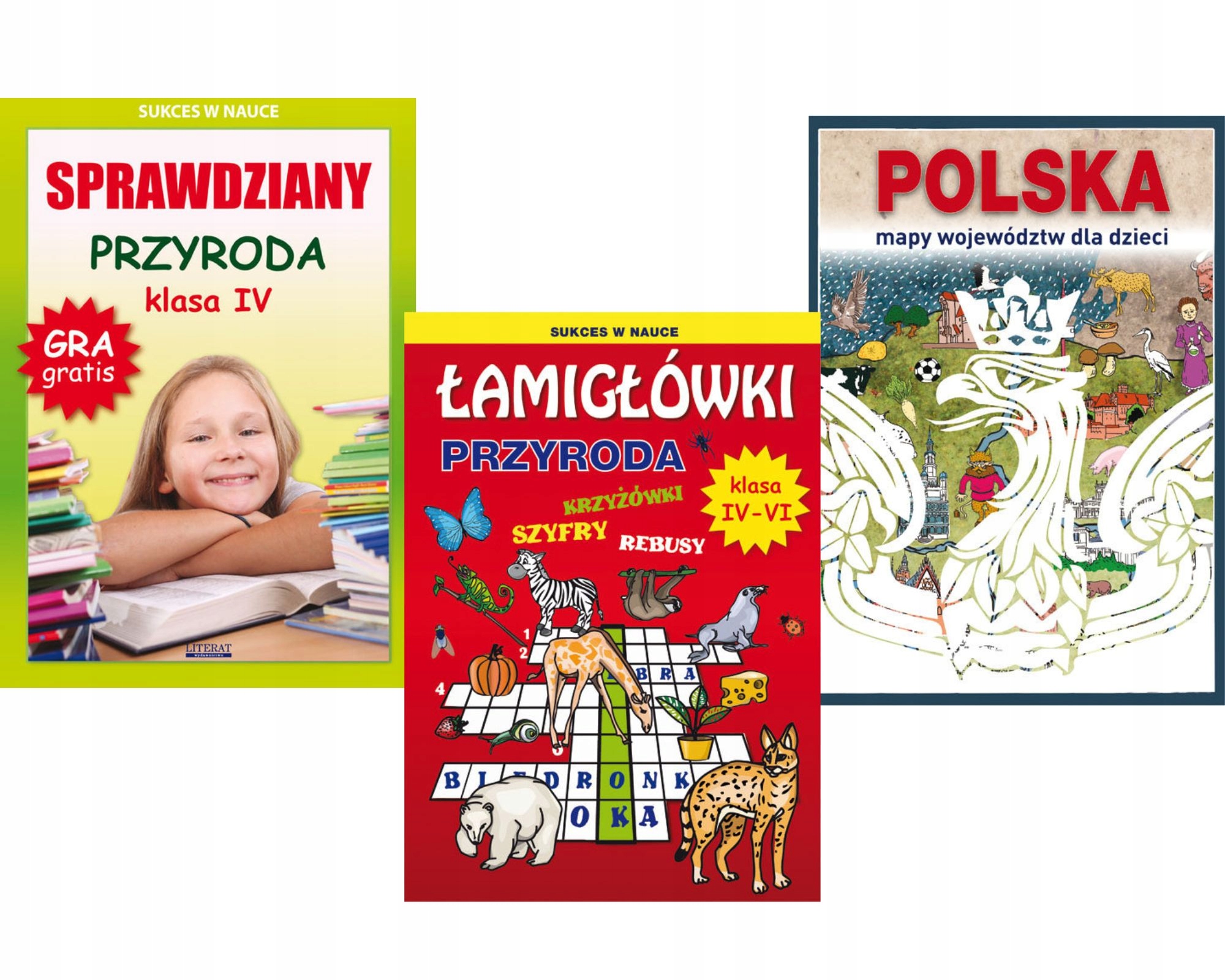 SPRAWDZIANY PRZYRODA Kl. 4, ŁAMIGŁÓWKI PRZYRODNICZE, MAPY WOJEWÓDZTW Tiger 3 Unit 1 Sprawdzian