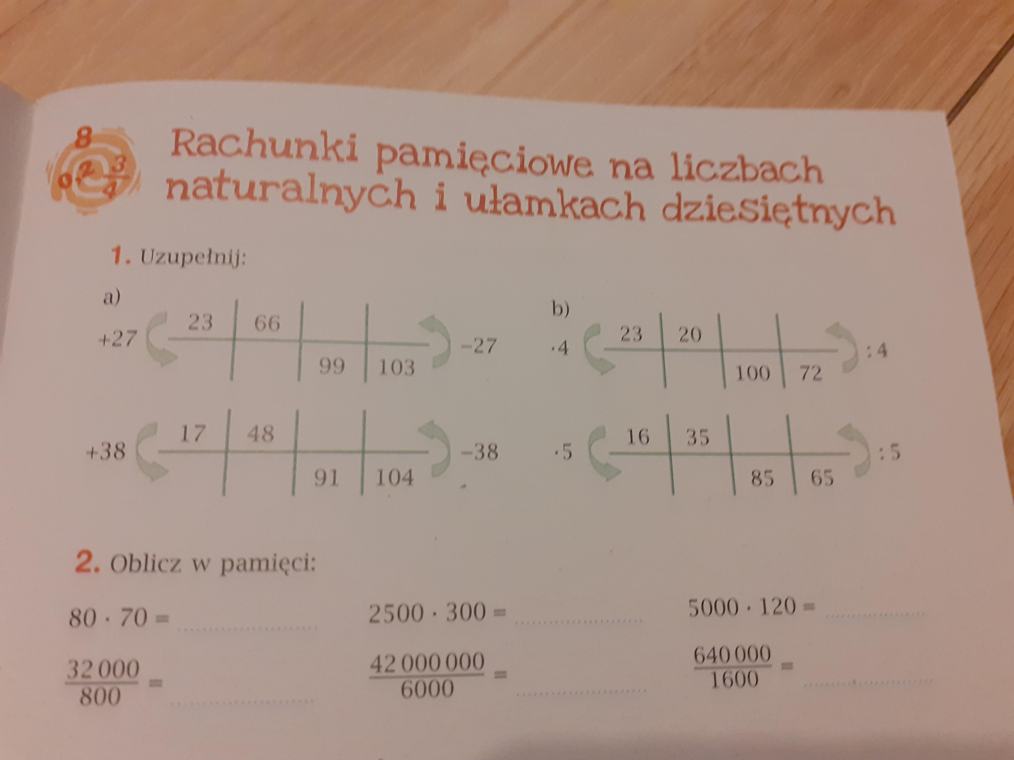 Sprawdzian Z Matematyki Klasa 5 Dzial 1