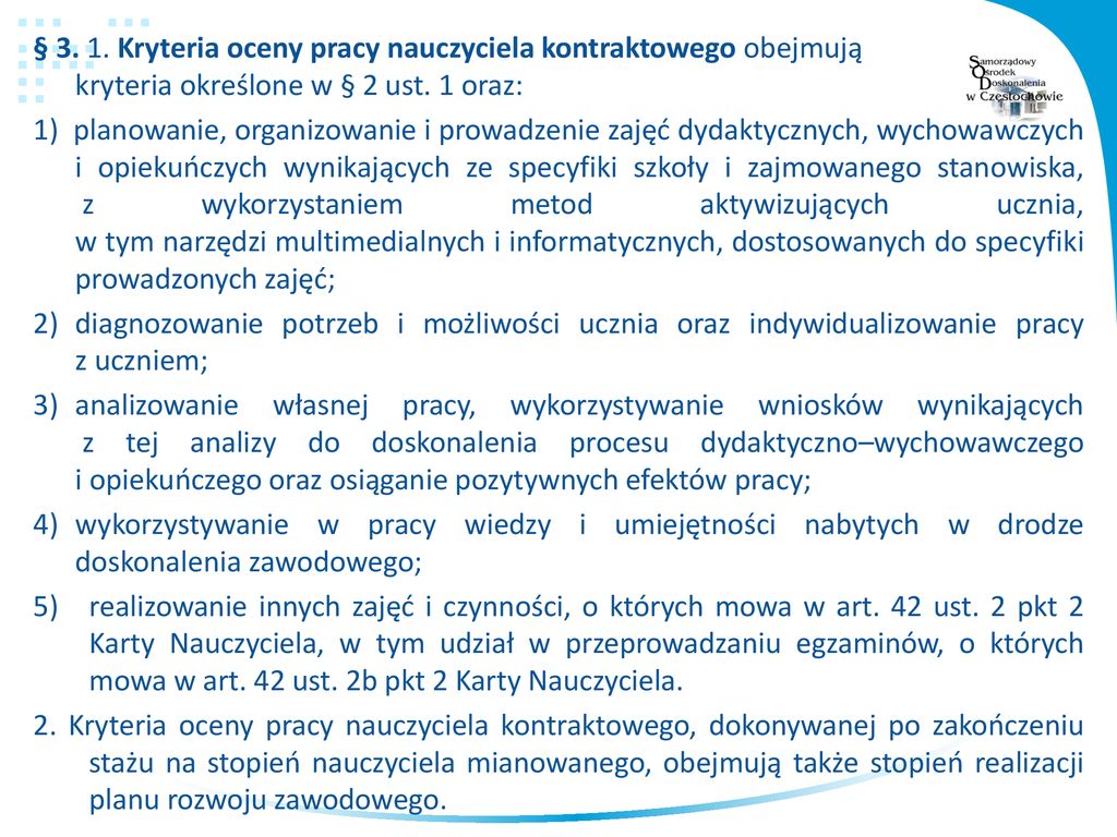 Sprawozdanie Nauczyciela Do Oceny Pracy - Image to u Sprawozdanie Z Pracy Nauczyciela Wspomagajacego W Przedszkolu