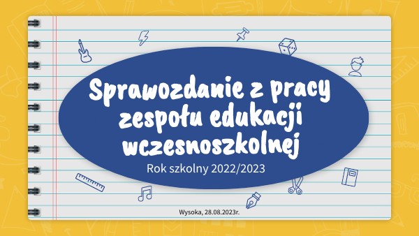 Sprawozdanie z pracy ew | Genially Sprawozdanie Z Pracy Zespołu Edukacji Wczesnoszkolnej Chomikuj