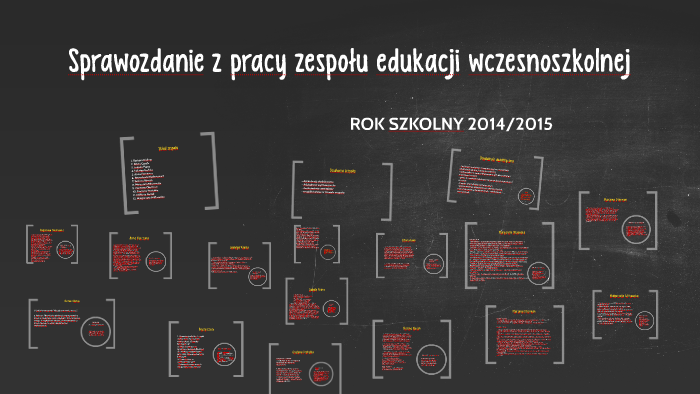 Sprawozdanie Z Pracy Zespołu Edukacji Wczesnoszkolnej Chomikuj