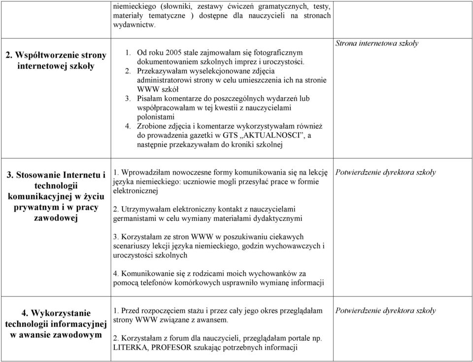 Sprawozdanie z realizacji planu rozwoju zawodowego na stopień Sprawozdanie Z Realizacji Planu Rozwoju Zawodowego Na Nauczyciela Mianowanego 2023