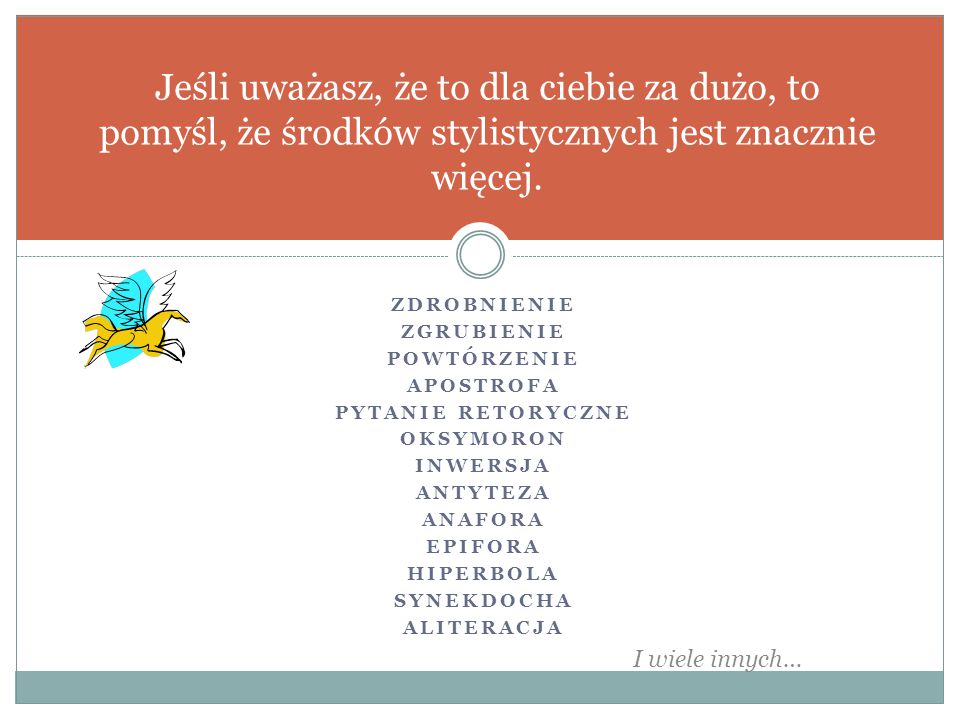 Środki stylistyczne w szkole podstawowej - ppt pobierz Znajdź środki Stylistyczne W Wierszu
