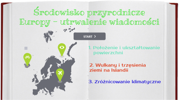 Środowisko przyrodnicze Europy - utrwalenie wiadomości Srodowisko Przyrodnicze I Ludnosc Europy