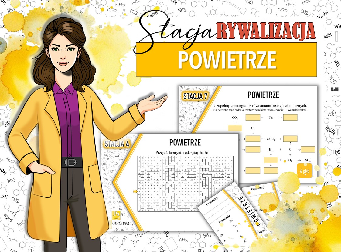 Stacja: RYWALIZACJA! Klasa 7. Chemia. Powietrze. Składniki powietrza Chemia Klasa 7 Skladniki Powietrza