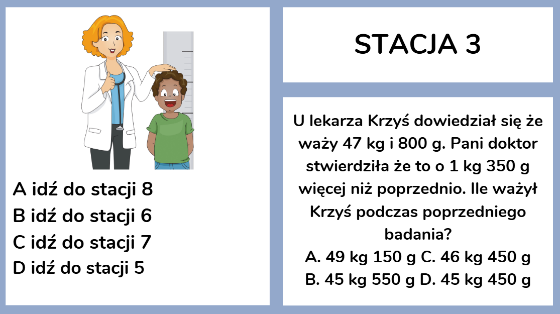 Stacje zadaniowe - liczby na co dzień, obliczenia praktyczne • Złoty Liczby Na Co Dzie N
