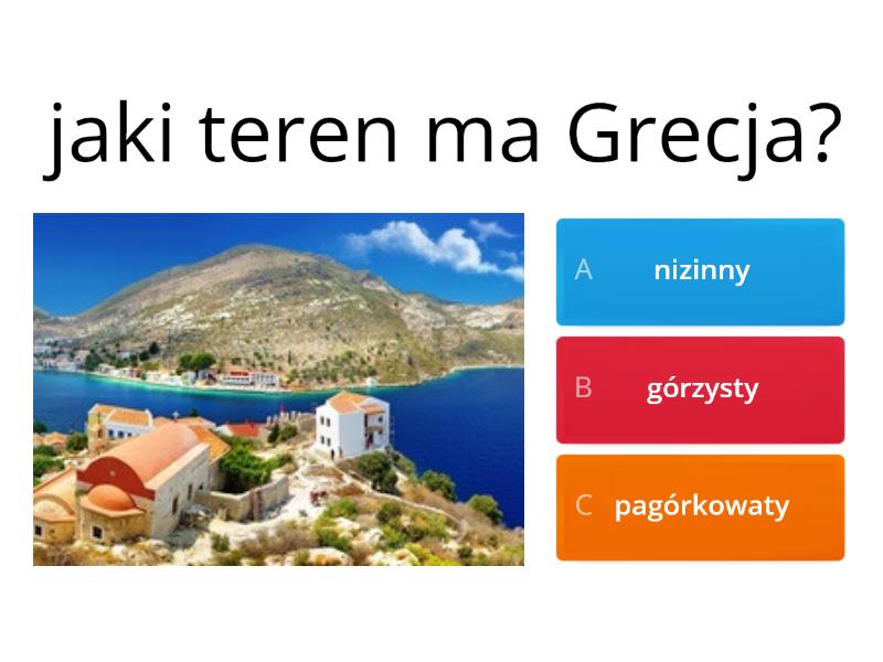 starożytna Grecja-historia - Test Test Starożytna Grecja Klasa 4