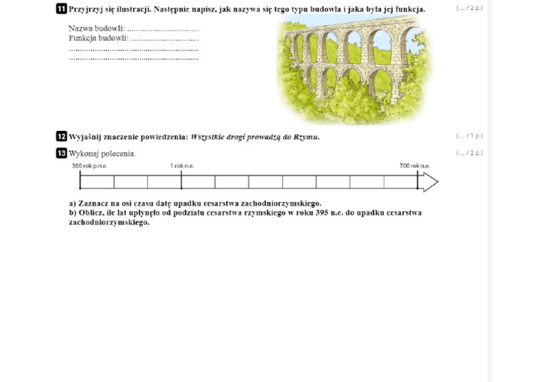 Starozytny Rzym 3 | PDF Test Starozytny Rzym Klasa 5 Pdf