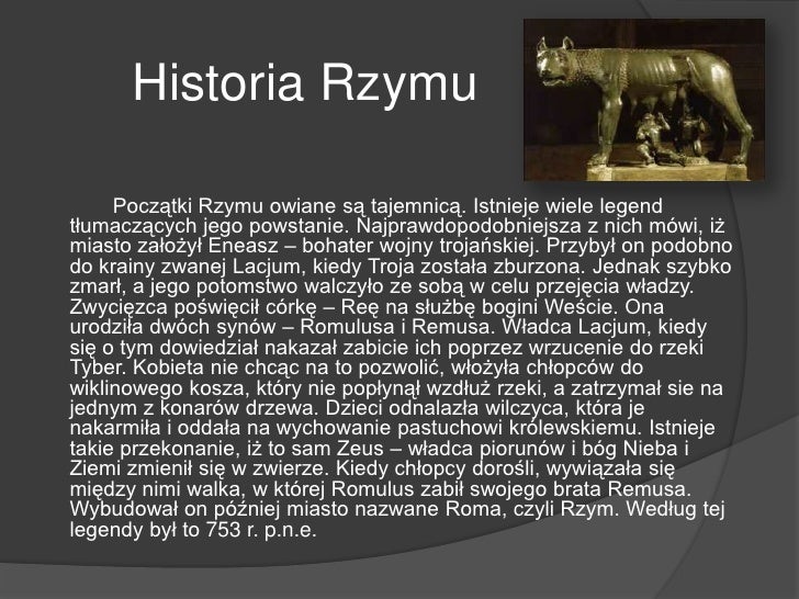 Starozytny Rzym Historia Klasa 5 Starożytny Rzym