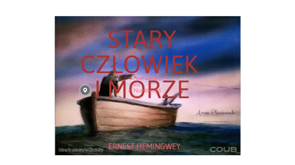 Stary człowiek i morze Marlin Stary Człowiek I Morze