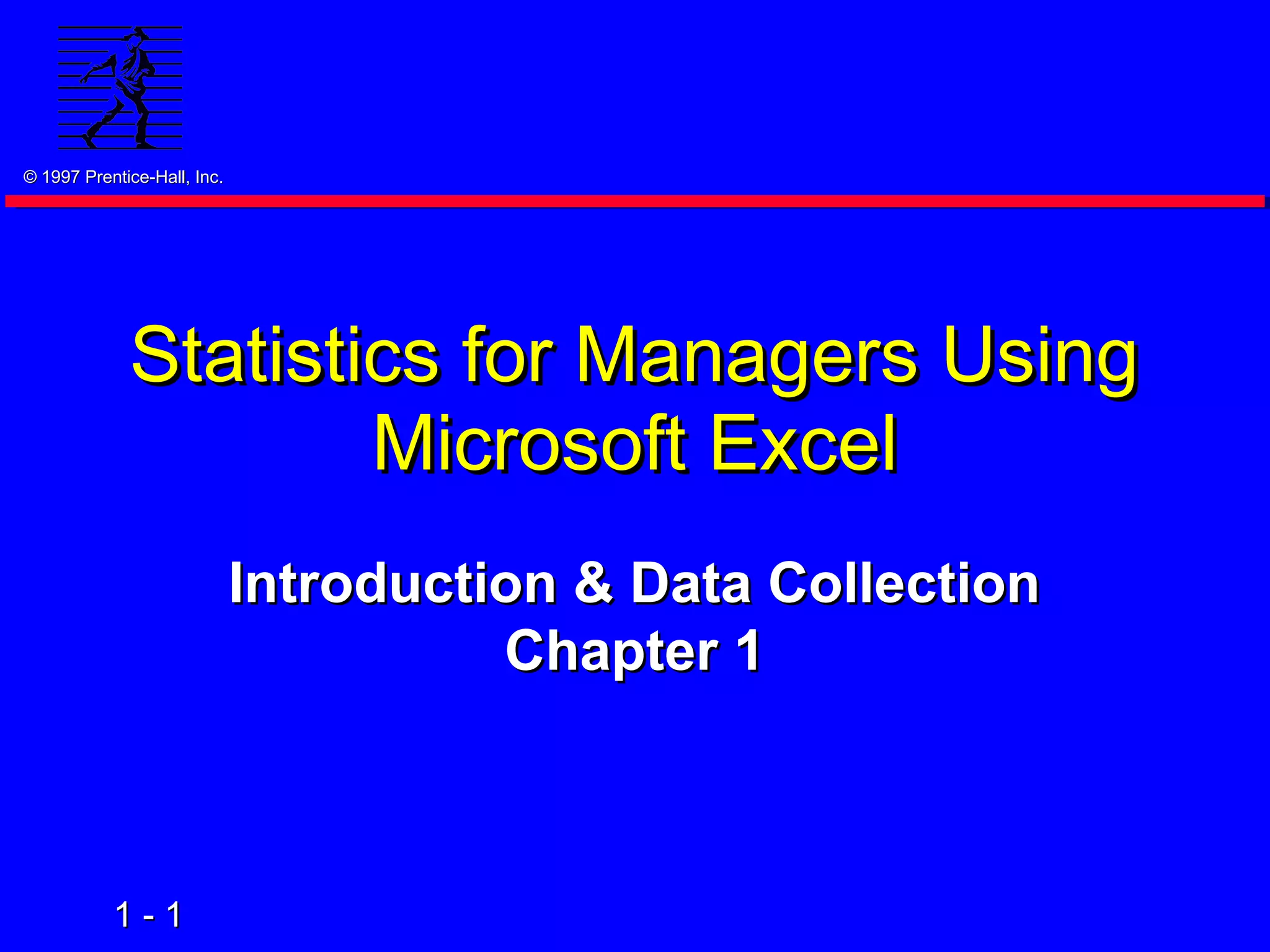 Statistics for Managers Using Microsoft Excel | PPT Statistics For Managers Using Microsoft Excel 9th Edition