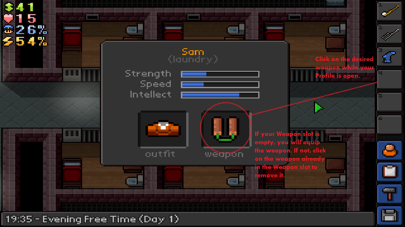 Steam Community :: Guide :: Escapists Basics: Weaponry Best Weapon In The Escapists