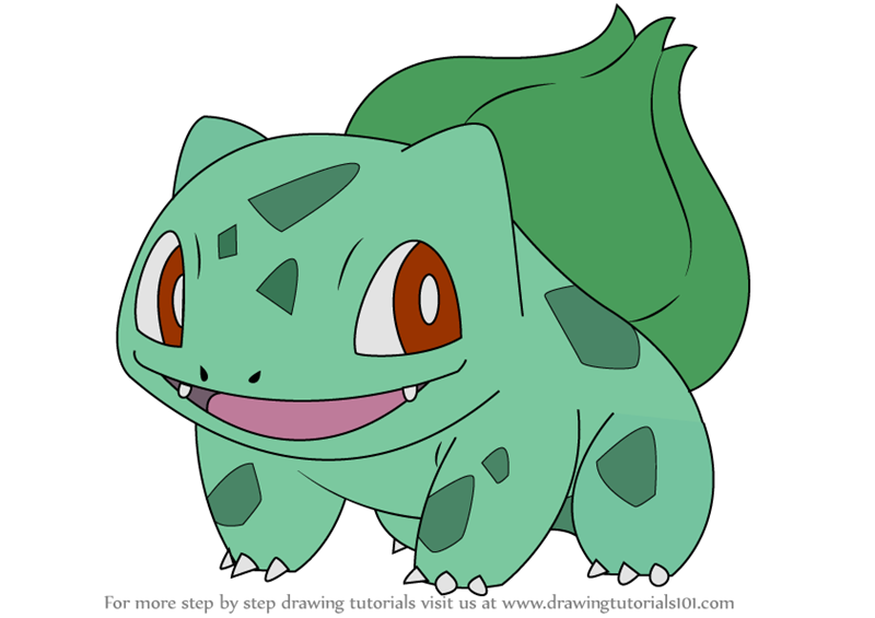 How To Draw Bulbasaur Pokemon