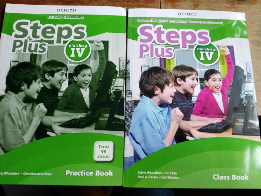 Steps Plus 4 podręcznik i ćwiczenia + płyta | Łódź | Kup teraz na Steps Plus Klasa 4