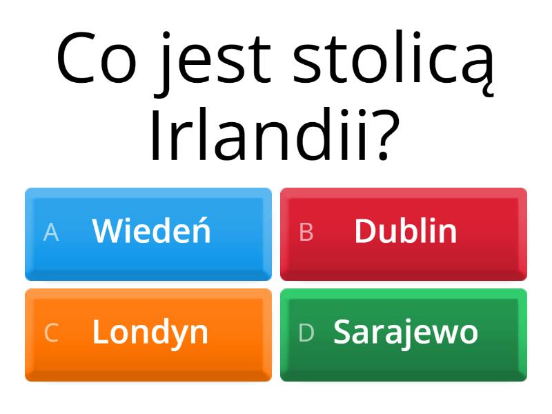 stolice europy - Quiz Europa Panstwa I Stolice Quiz