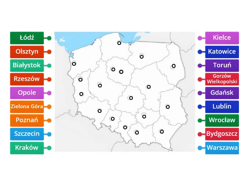 stolice województwa polski - Rysunek z opisami Seterra Wojewdztwa I Ich Stolice